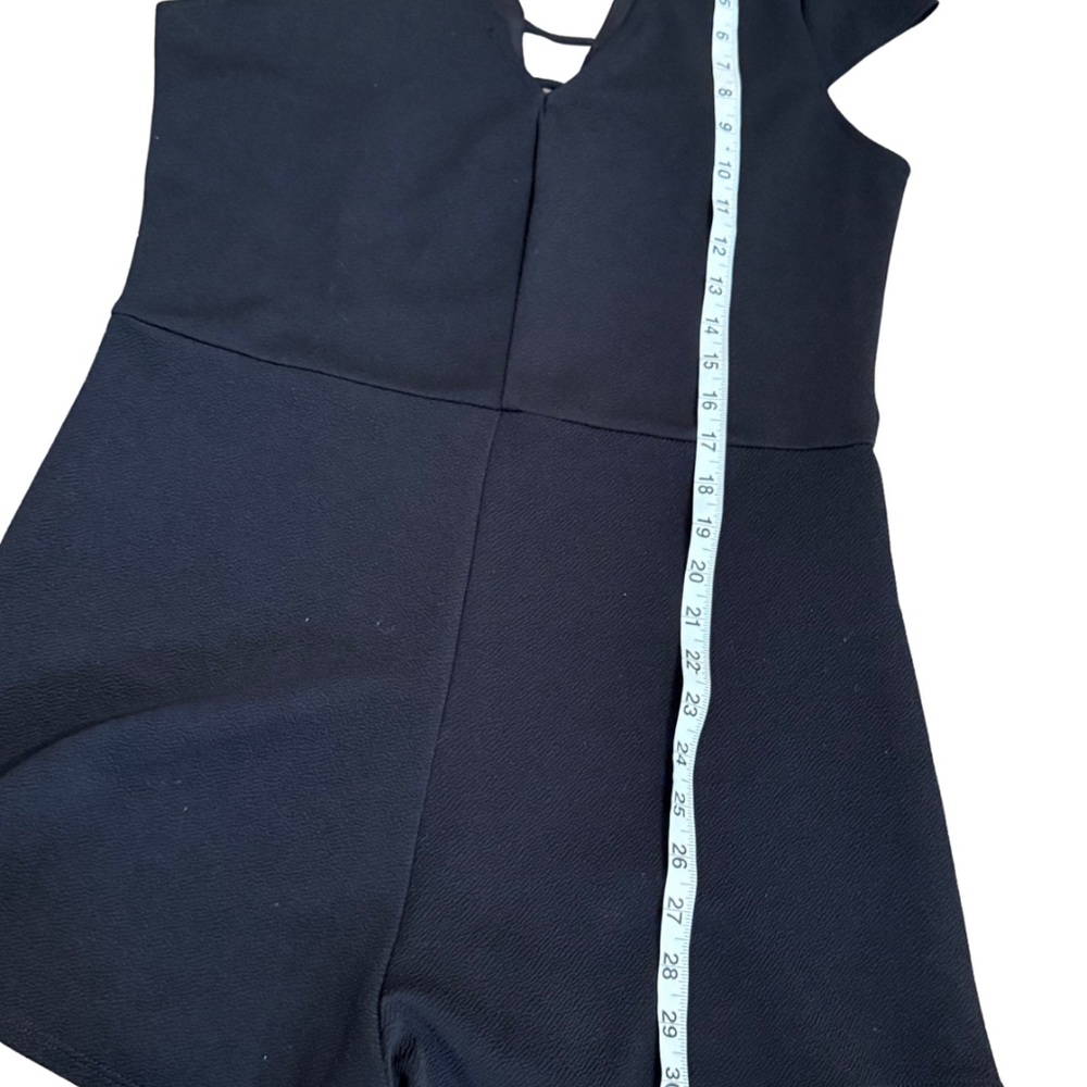 Charlotte Russe Black Romper Womens XL Y2K Made USA Sleeveless Night Out - Picture 5 of 10
